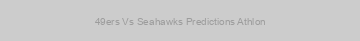49ers Vs Seahawks Predictions Athlon
